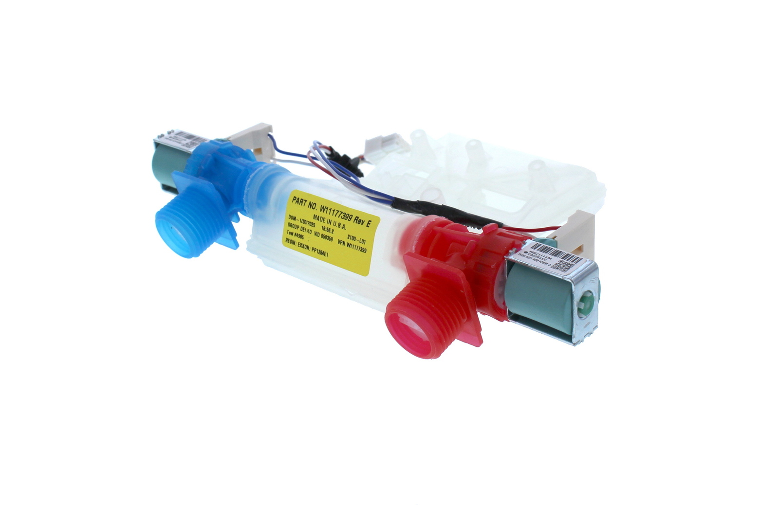 W11222849 - Genuine OEM Whirlpool Washer Dryer Water Inlet Valve